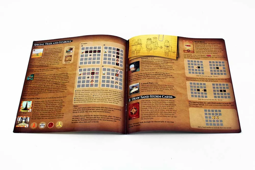 Board Game Industry Standards Rule Book Instructions