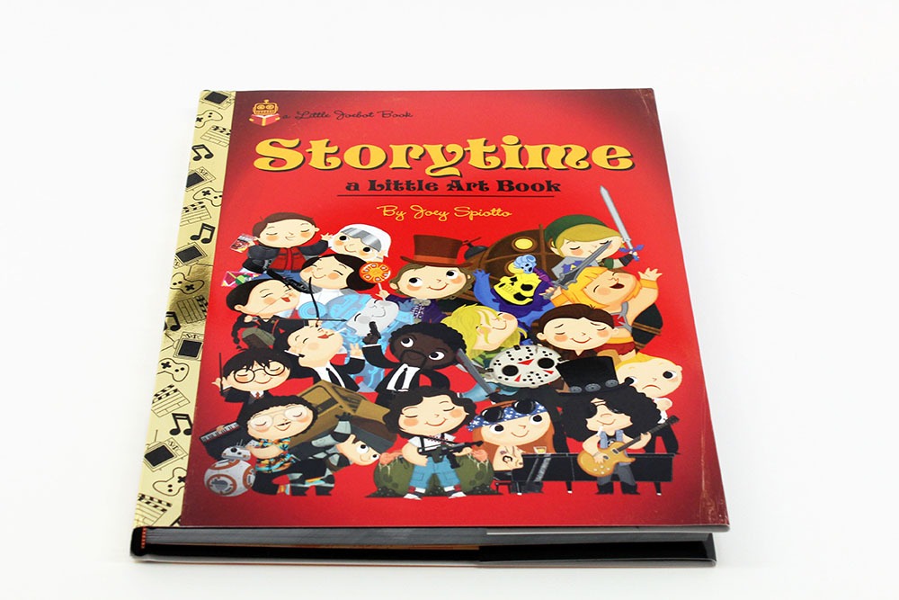 Golden tape can be applied to your Dust Jacket spine to mimic the Little Golden Books style.