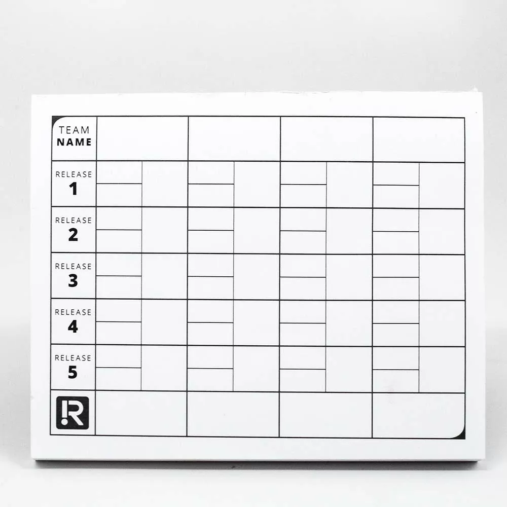 Printed Note Pad for Board Games