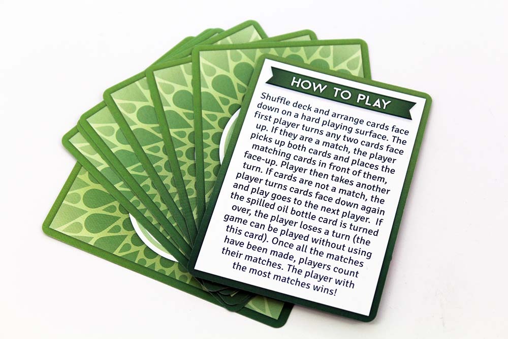 Print Instructions on a Playing Card or Your Game Box