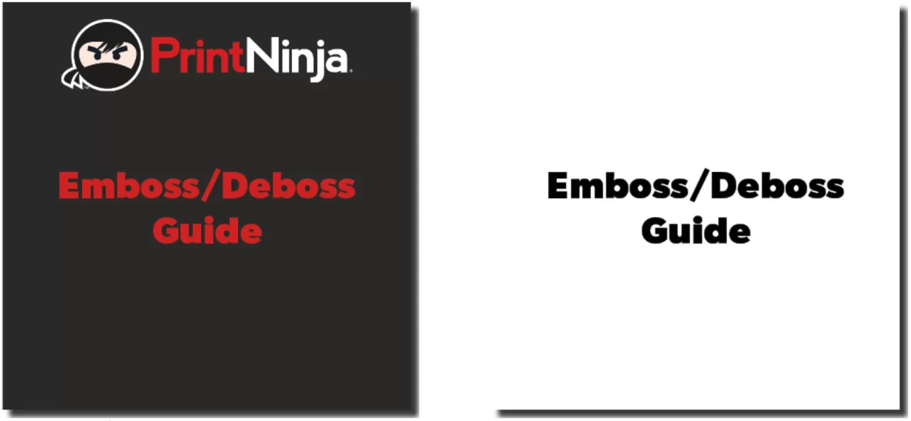Emboss and Deboss File Setup Guide