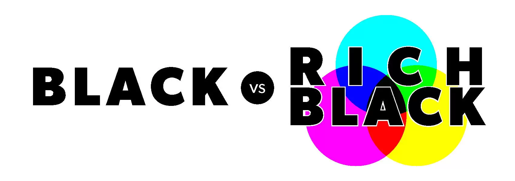 Standard Black vs Rich Black