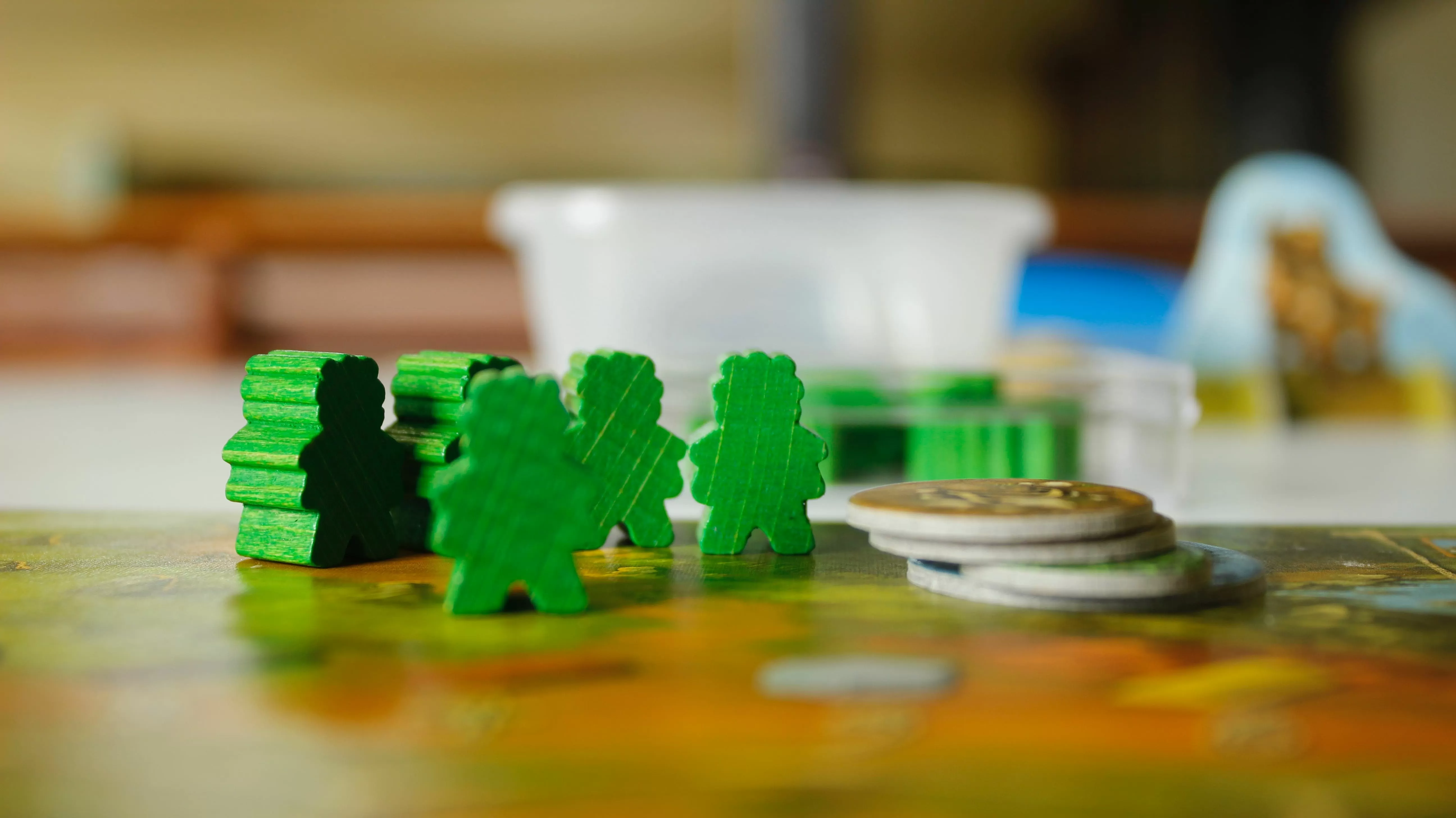 Meeple Wood Game Pieces - determine your kickstarter funding goal by making sure you've accounted for all pieces in your game