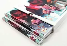 Durable yet elegant style of packaging fit for any project from magazines to hardcover books.